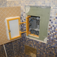 Как закрыть трубы в ванной, но оставить к ним быстрый доступ-4